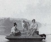 George Caleb Bingham Bootsleute auf dem Missouri oil painting